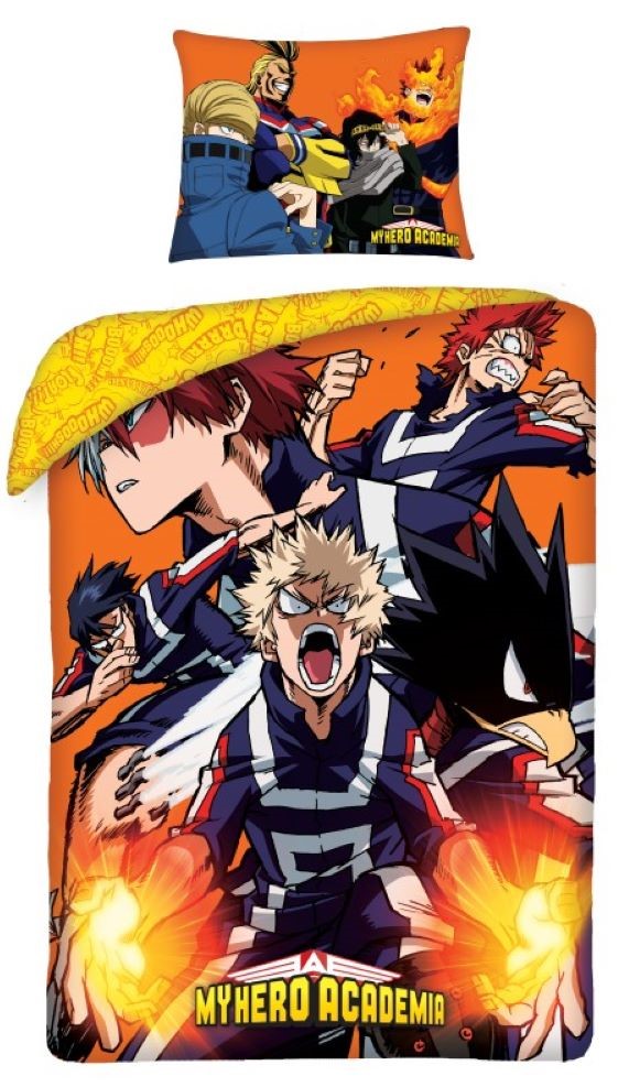 Set lenjerie de pat copii  Halantex - My Hero Academia, Heroes Rising