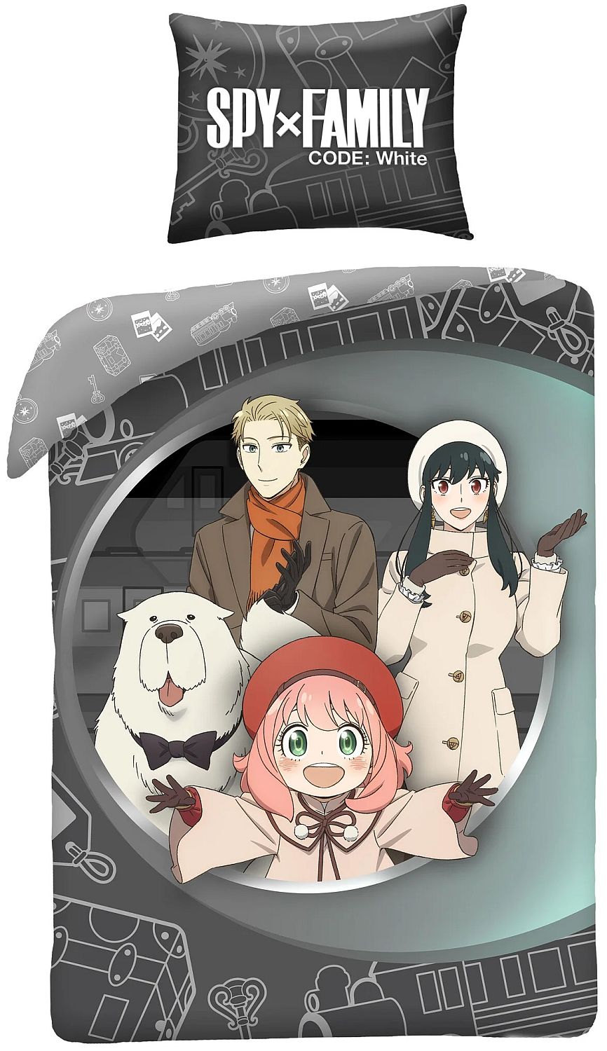 Set lenjerie de pat copii  Halantex - Spy x Family, Loid Forger