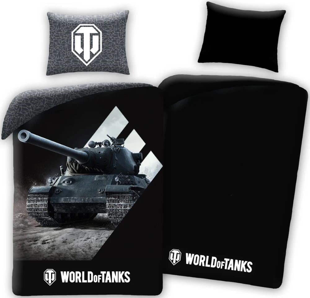 Set lenjerie de pat copii  Halantex - World of Tanks