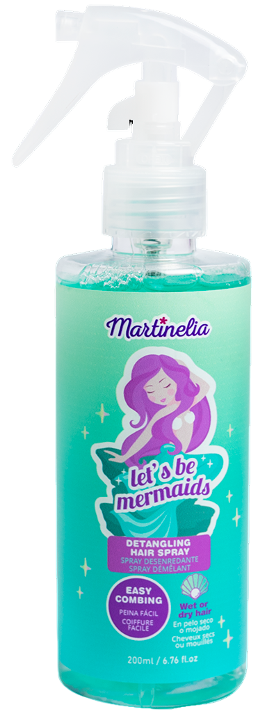 Spray pentru pieptănare pentru copii Martinelia - Let's be mermaids, 200 ml