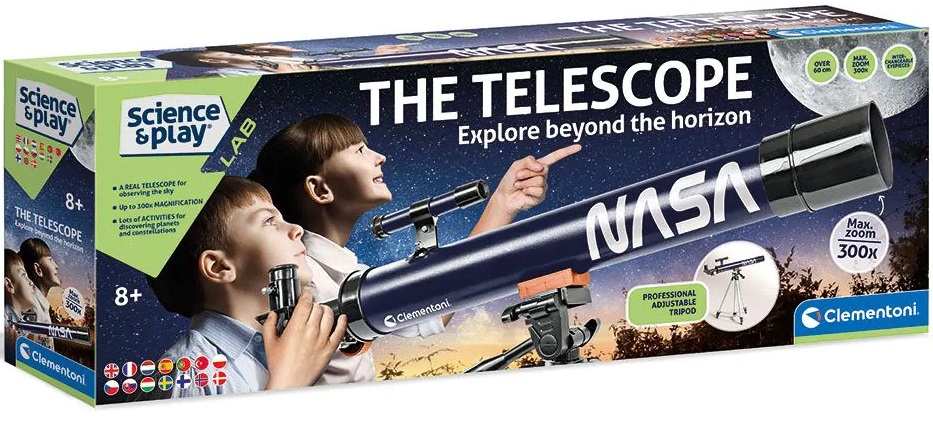 Telescop pentru copii Clementoni Science & Play - Nasa