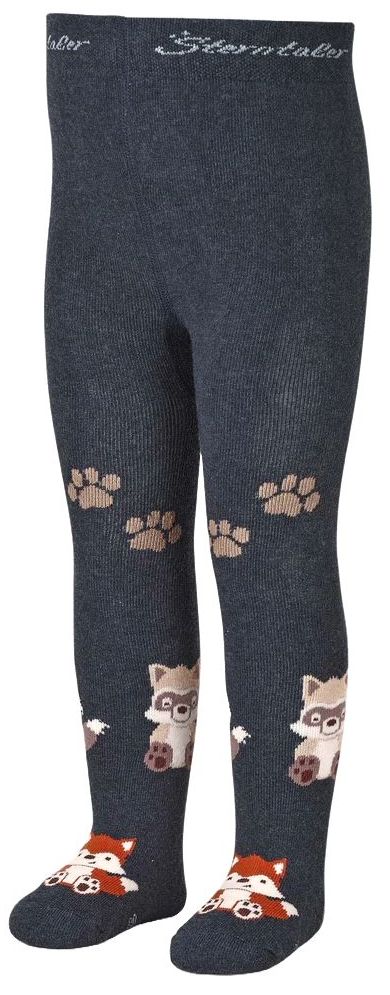 Colanți termici pentru copii Sterntaler - Forest friends, 122/128 cm, 5-6 ani, albastru