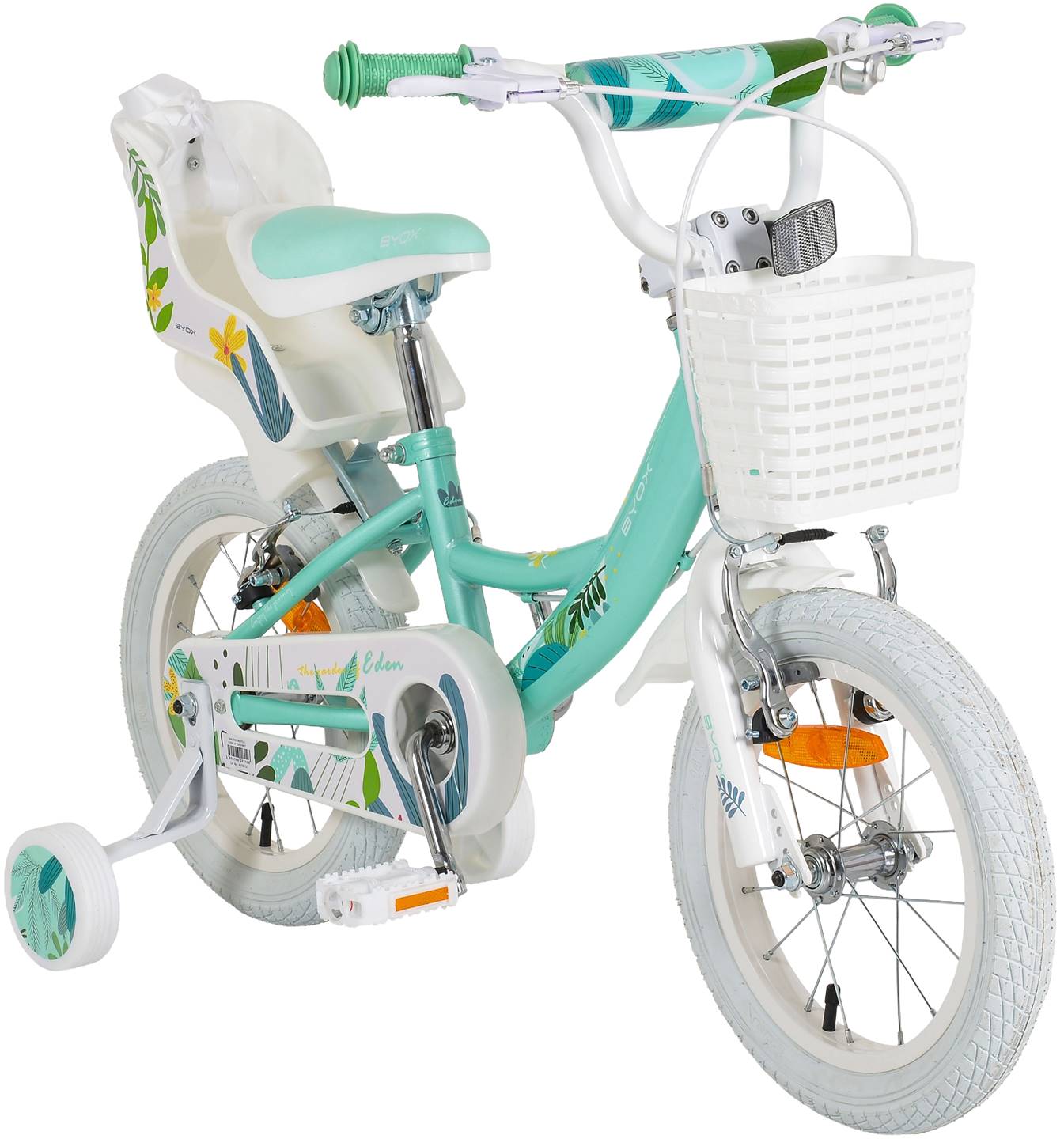 Bicicletă pentru copii Byox - Eden, 14'' mentă