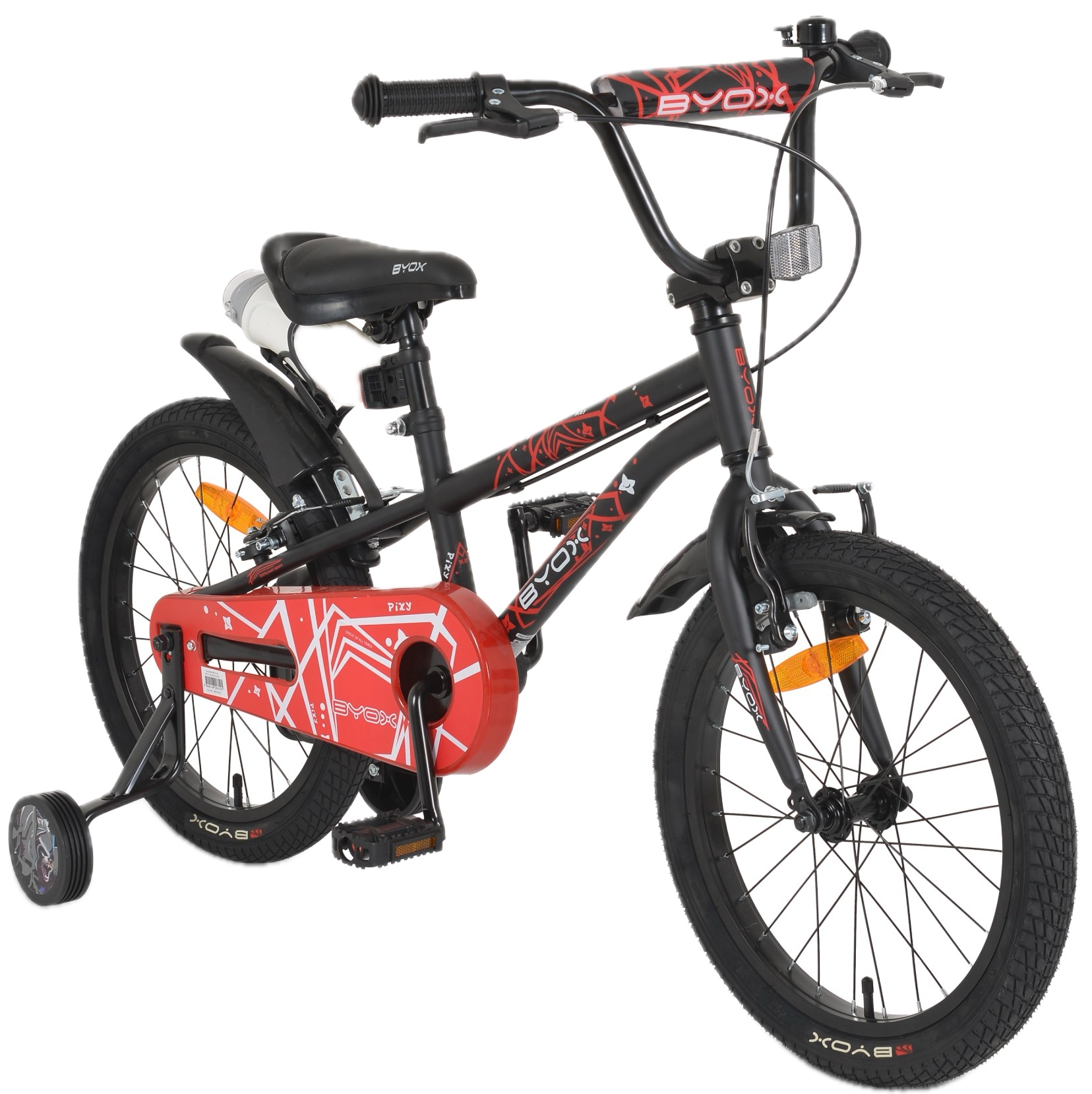 Bicicletă pentru copii Byox - Pixy, 18'', negru