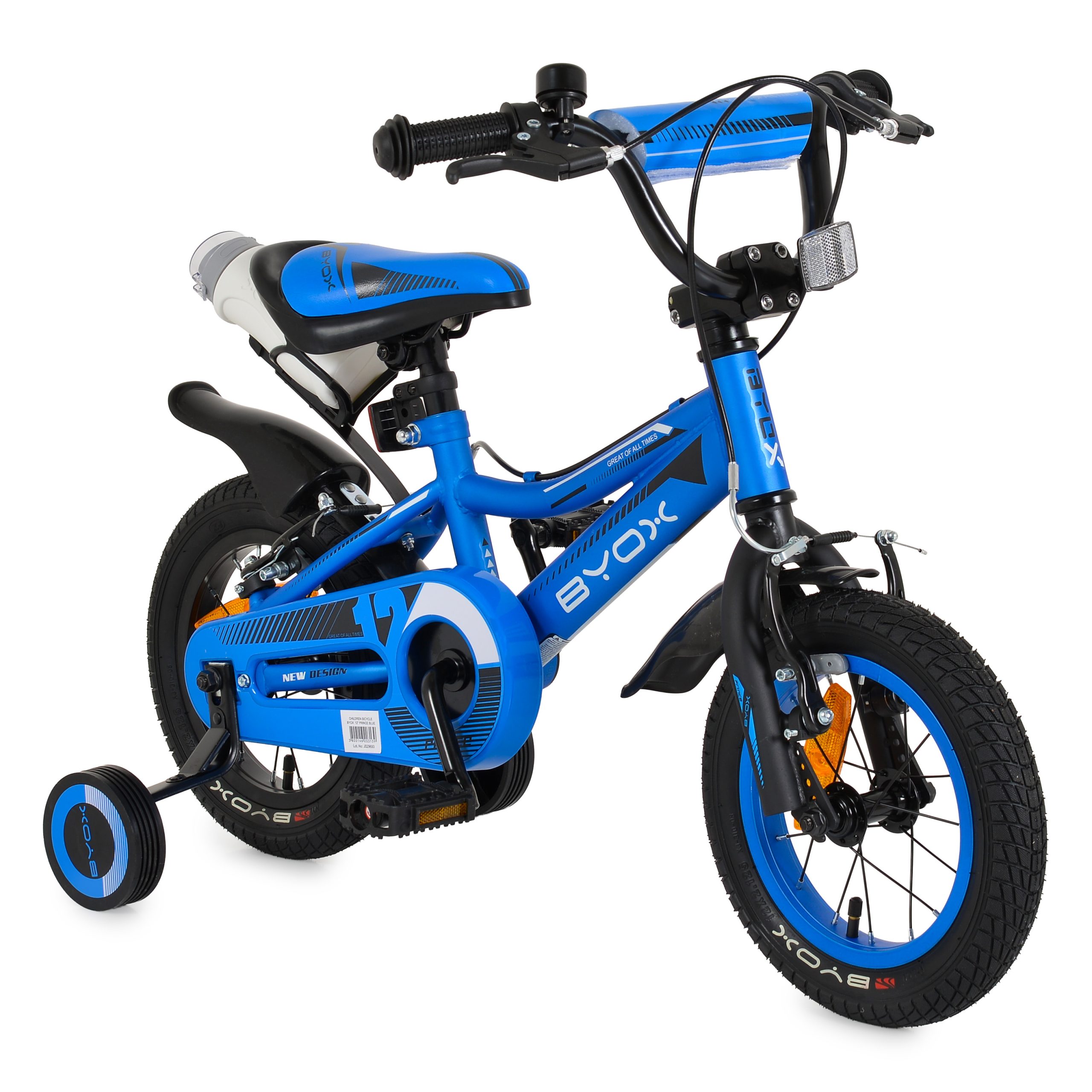 Bicicletă pentru copii byox - prince, 12'', albastru