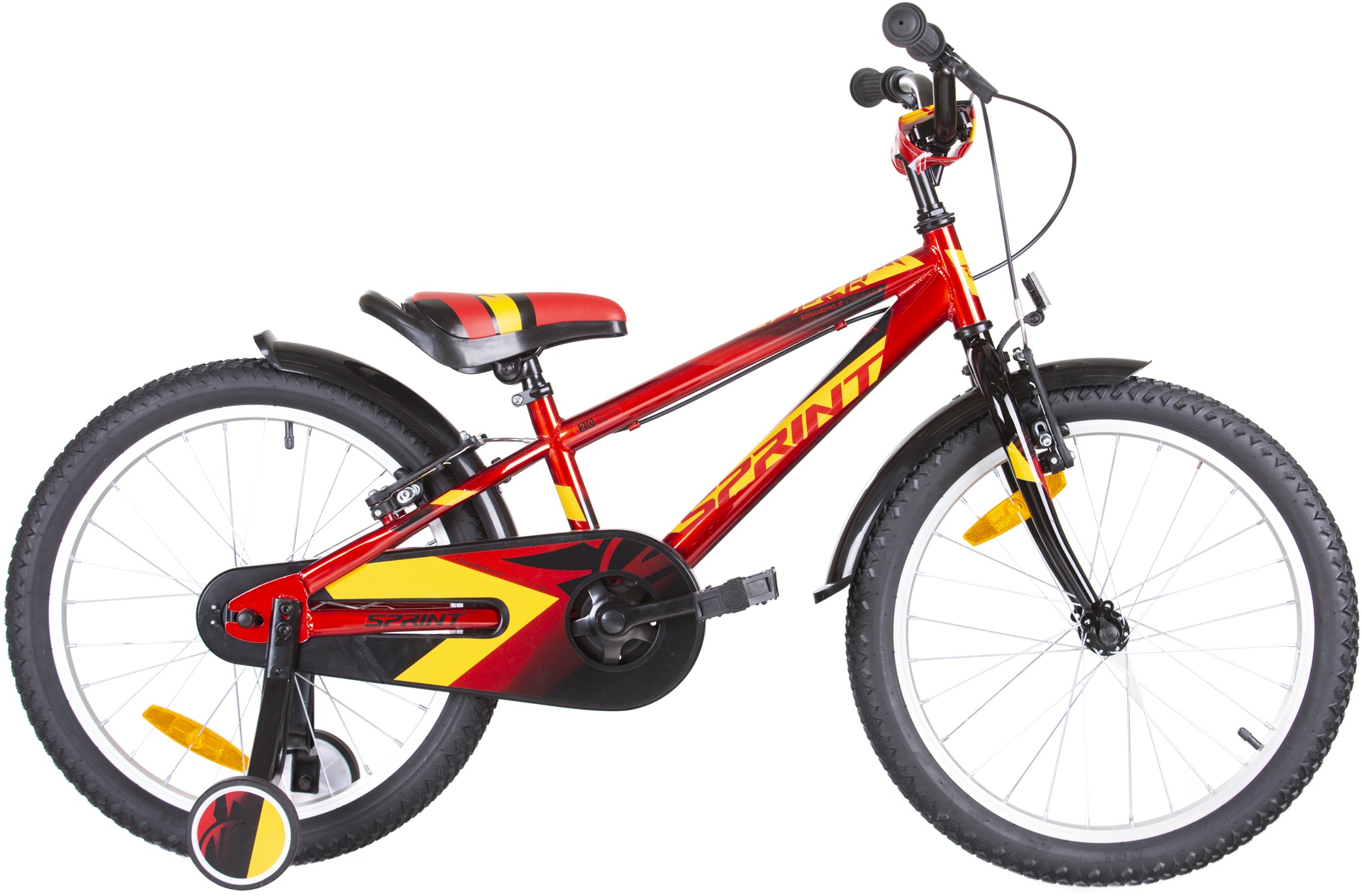 Bicicletă pentru copii SPRINT - Casper, 20'', 242 mm, roşu