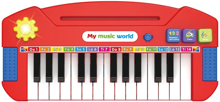 Pian electronic pentru copii Yifeng - My Music World, 24 taste