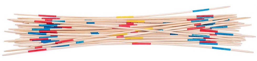 Mikado de gradina pentru copii Woody - Gigant, 90 cm