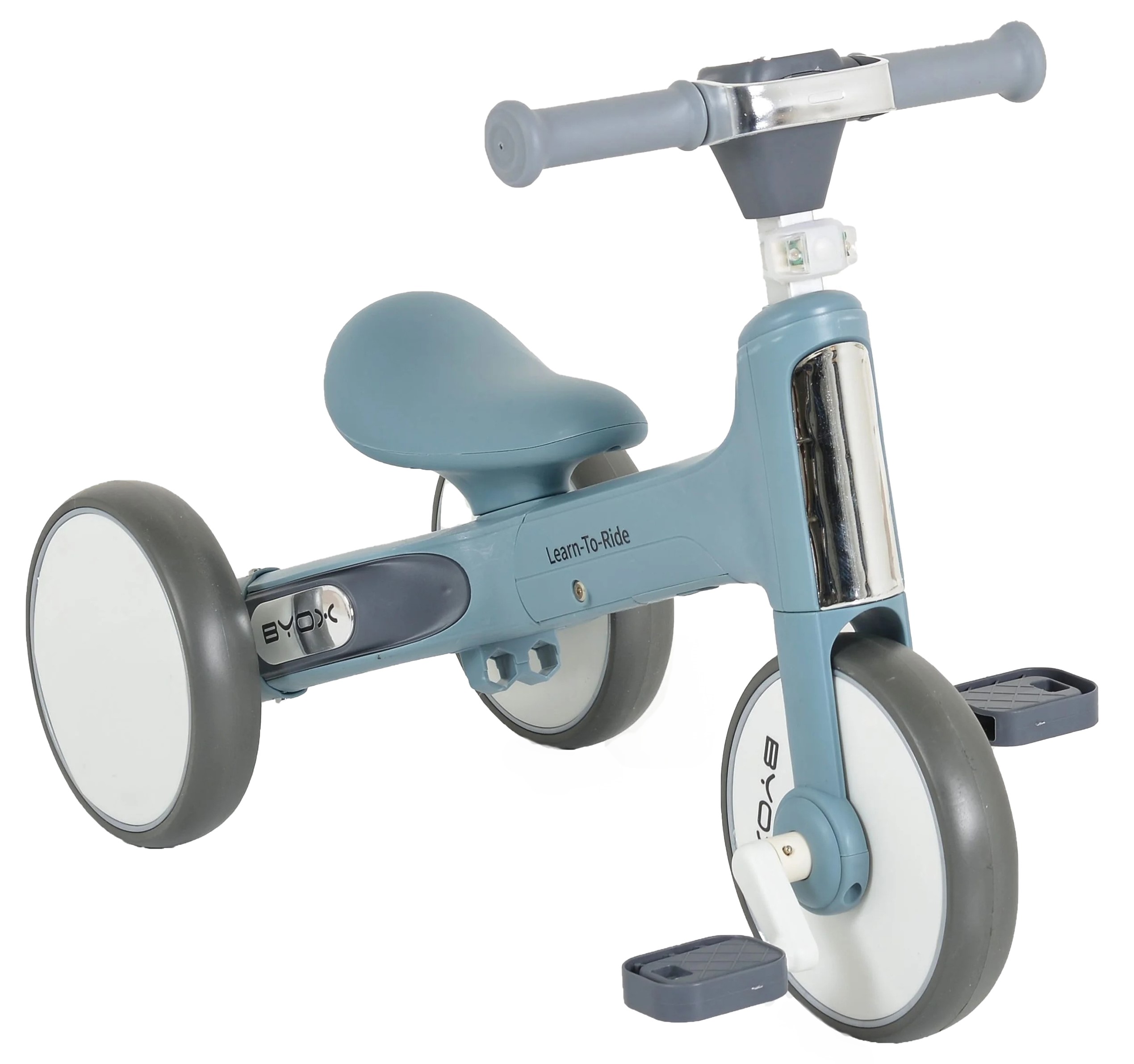 Bicicletă de echilibru pentru copii 2 în 1 Byox - Learn to Ride, albastru