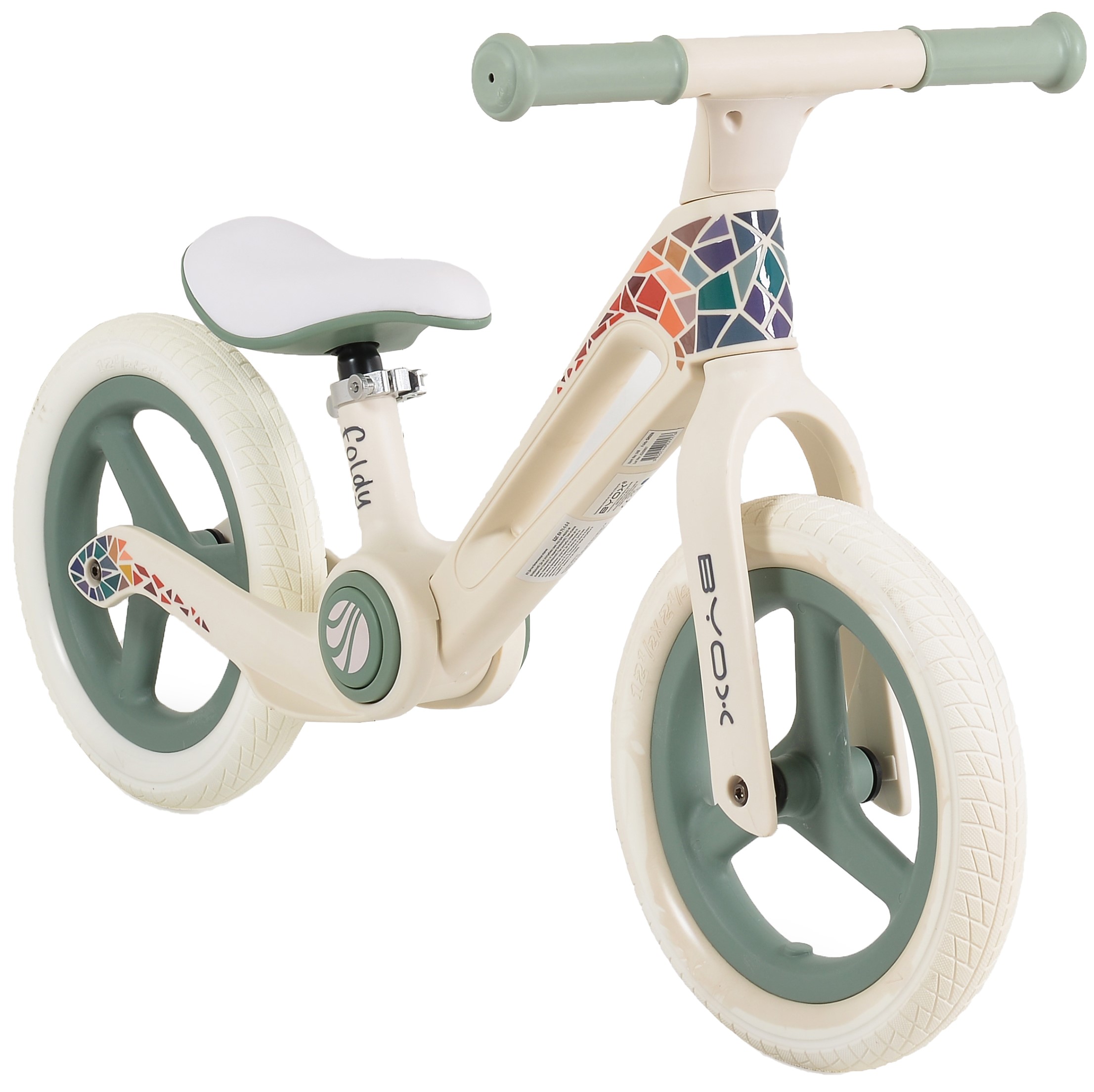 Bicicletă de echilibru pentru copii Byox - Foldy, verde