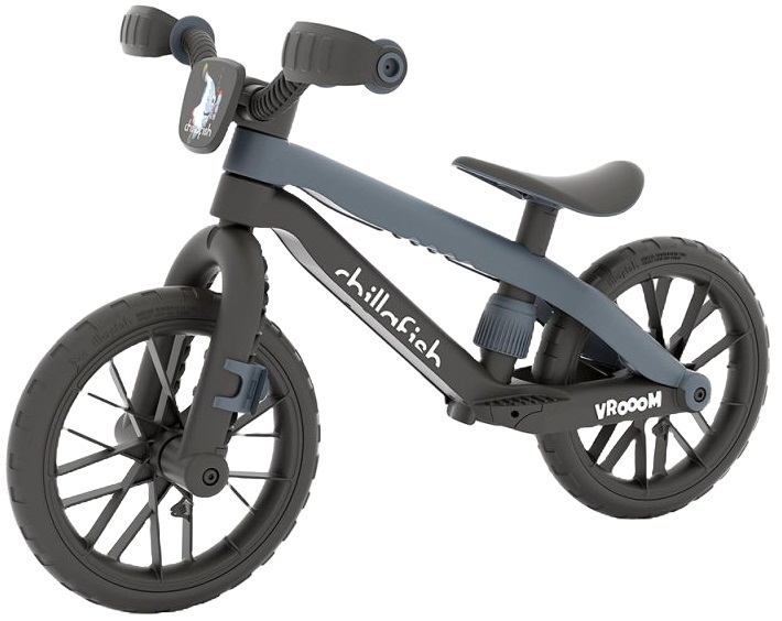 Bicicletă de echilibru pentru copii Chillafish - BMXie Vroom, neagră