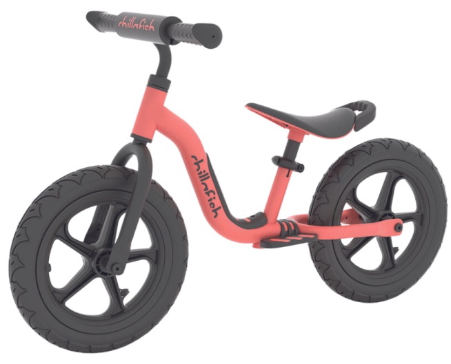 Bicicletă de echilibru pentru copii Chillafish - Charlie Sport 12′′, portocalie