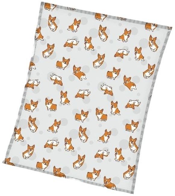 Pătură pentru bebeluși  Sonne - Welsh Corgy dogs, 130 x 170 cm