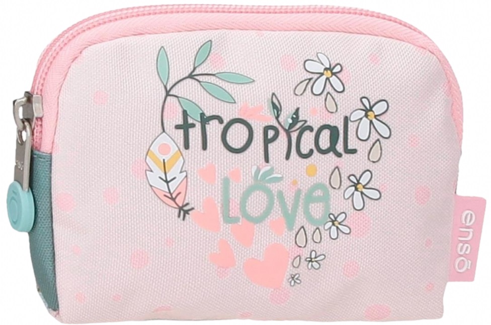 Poșetă pentru copii  Enso Tropical Love - Cu fermoar