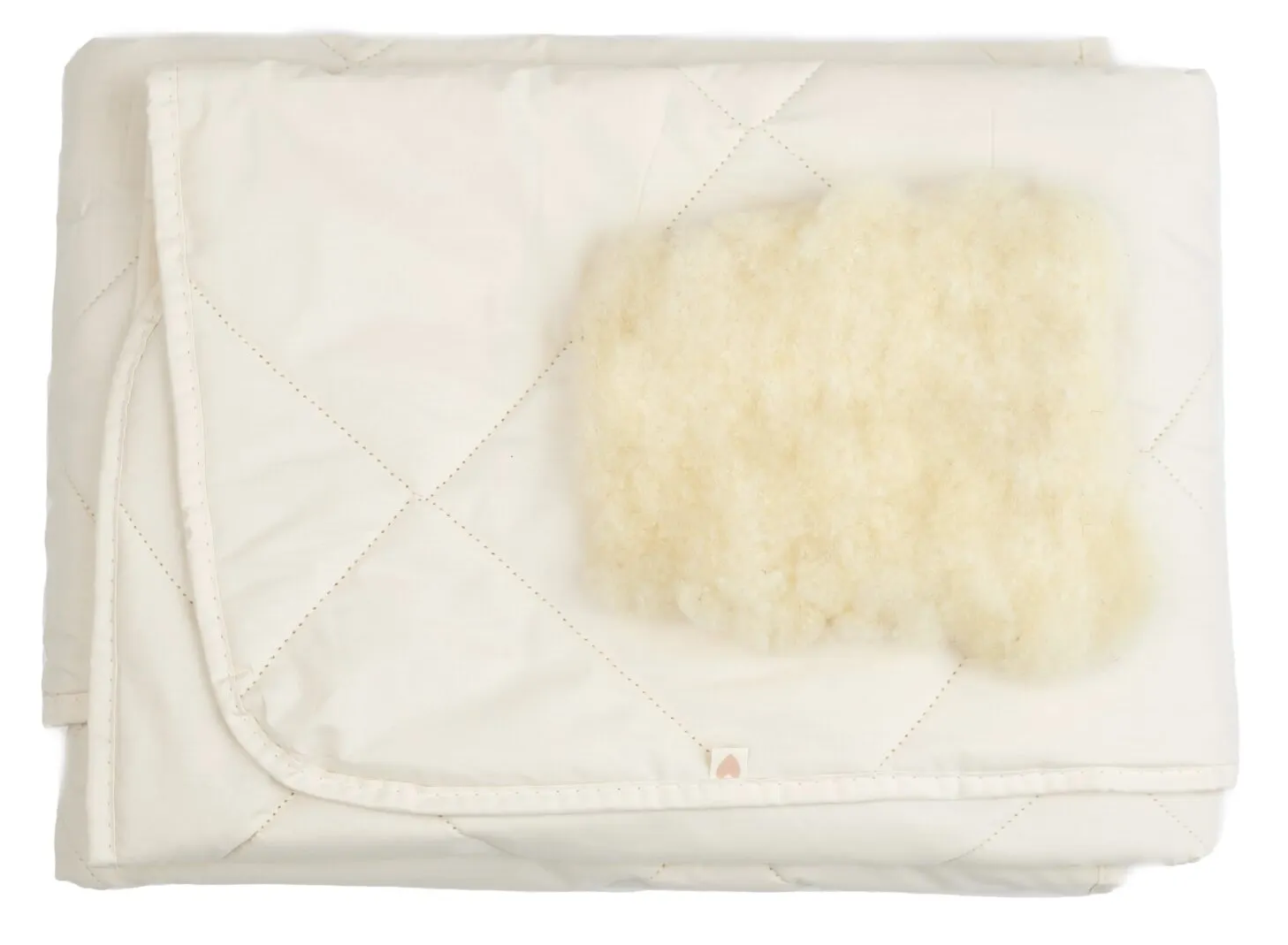 Pătură pentru copii din lână 100%. Cotton Hug - Îmbrățișarea mea de lână, 100-150 cm