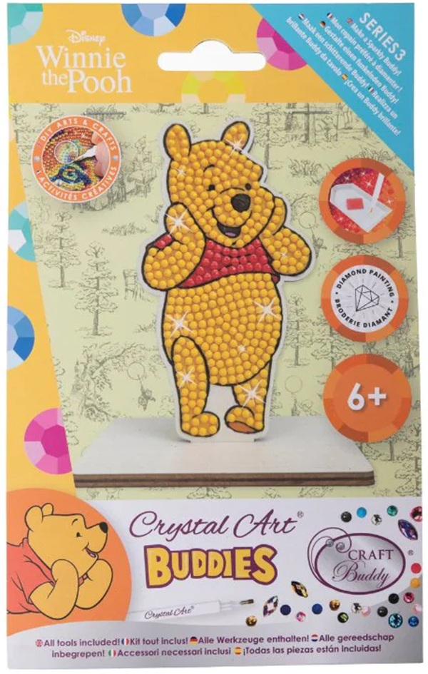 Figurină cu diamant Craft Buddy - Winnie the Pooh