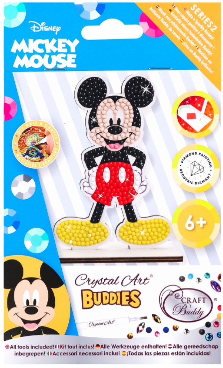 Figurină cu diamant  Craft Buddy - Mickey Mouse