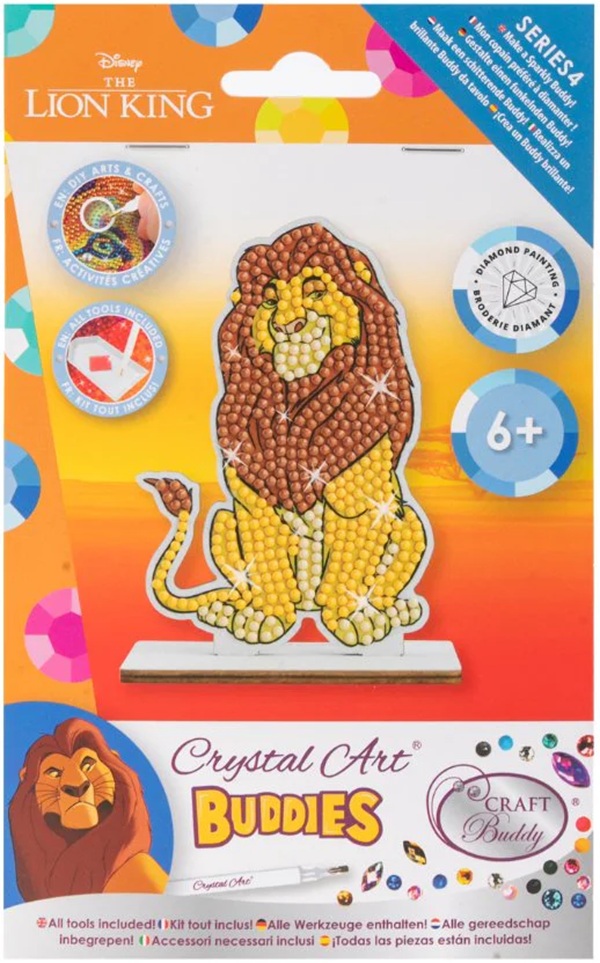 Figurină cu diamant Craft Buddy - Mufasa