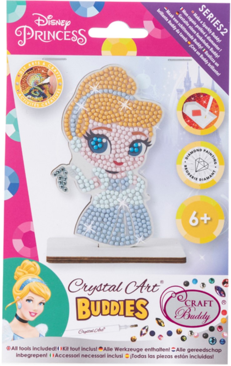 Figurină cu diamant  Craft Buddy - Cenușăreasa