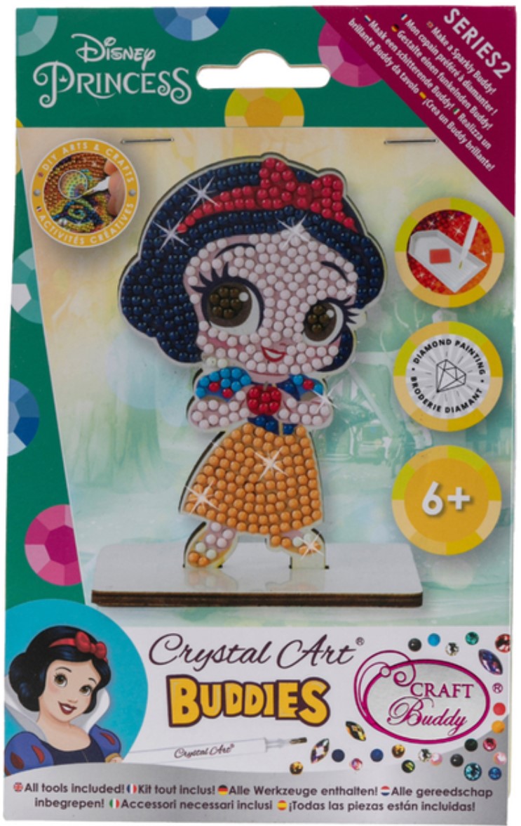 Figurină cu diamant  Craft Buddy - Albă ca Zăpada