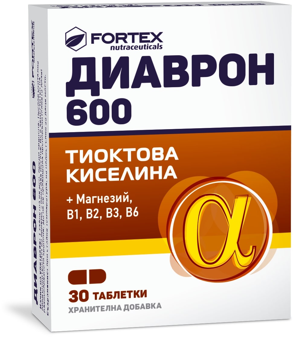 Diavron 600, 30 tablete, Fortex