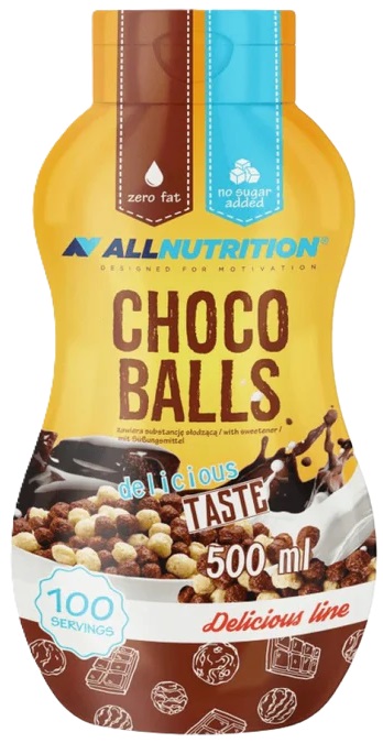 Sirop dietetic Choco Balls, 500 ml, AllNutrition