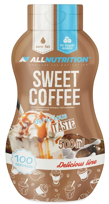 Sirop dietetic Sweet Coffee AllNutrition - 500 ml