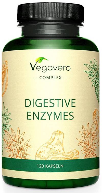 Digestive Enzymes, 120 capsule, Vegavero