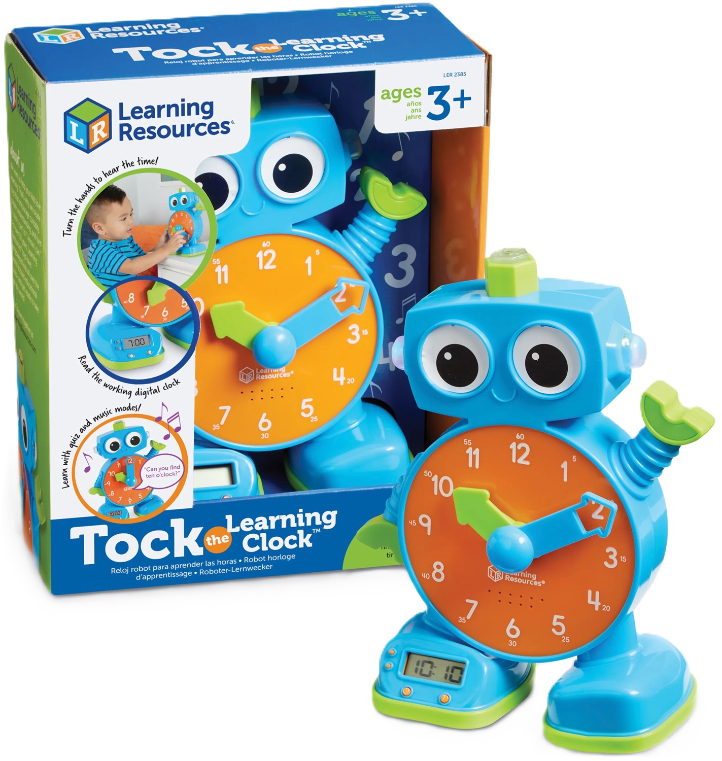 Ceas digital educațional Learning Resources - Tic-tac