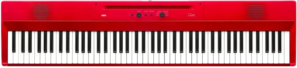 Pian digital Korg - Liano, 88 taste, roşu
