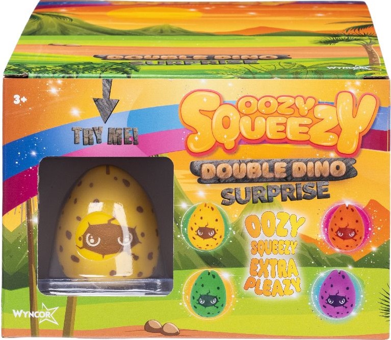 Ou cu dinozaur pentru strângere Wyncor - Oozy Squeezy, sortiment