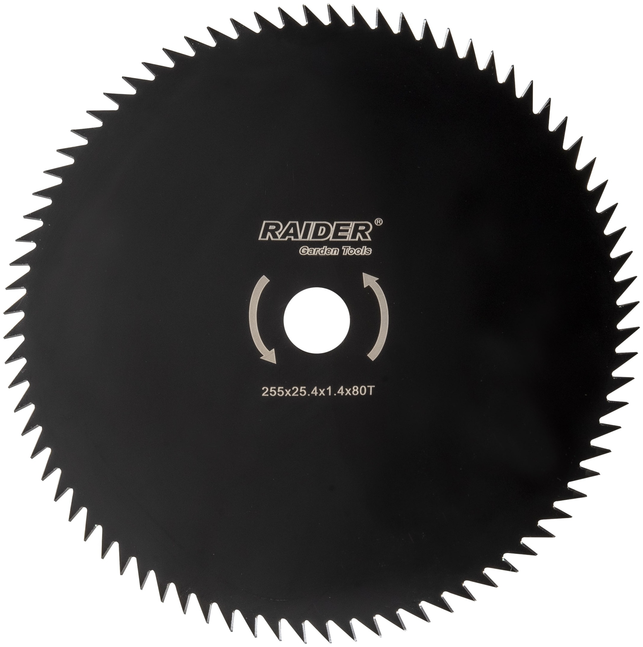 Disc pentru motocositoare Raider - 80T, Ø 255 x 25.4 mm