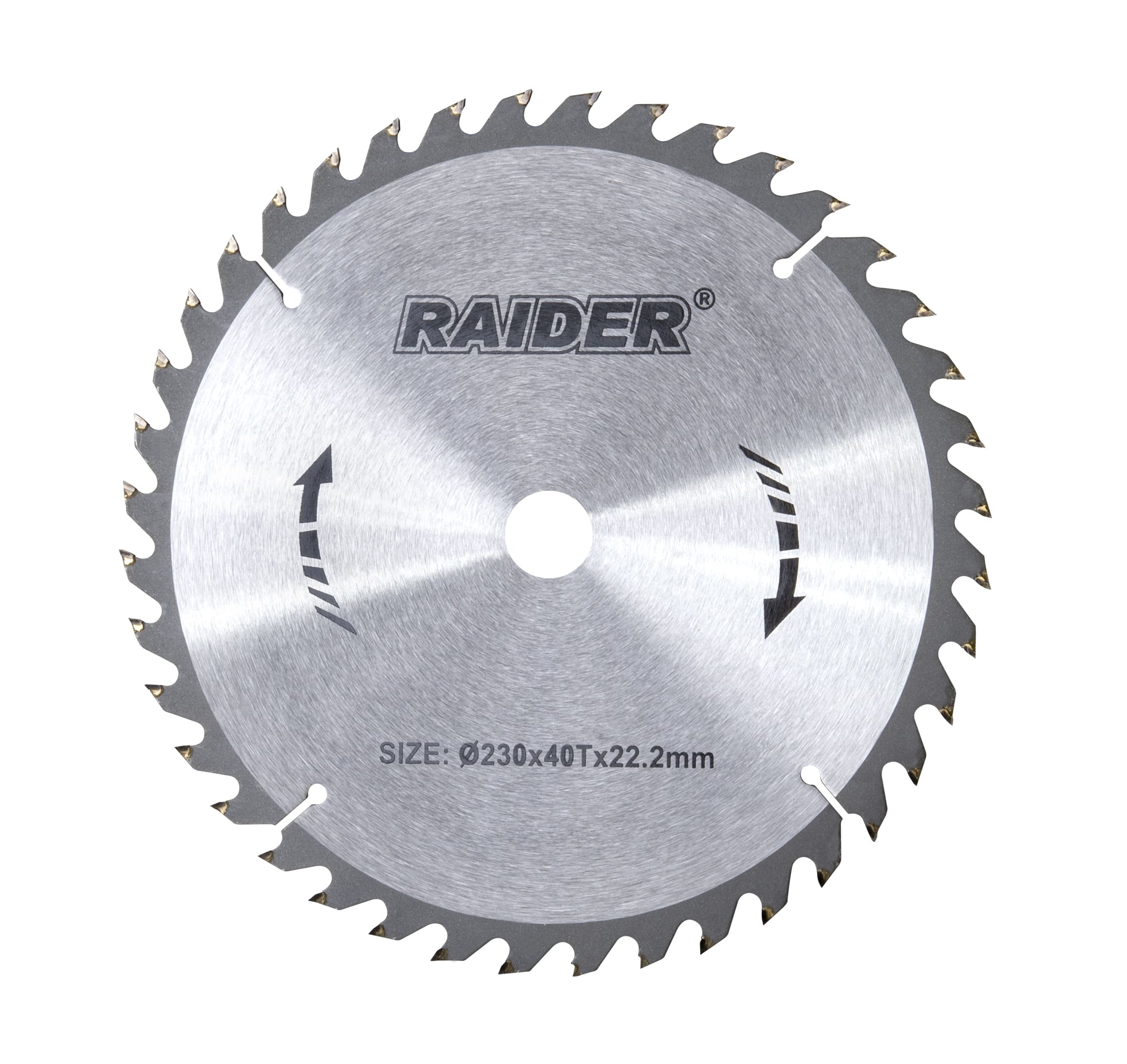 Disc pentru circular Raider - RD-SB02, 230 x 22.2 mm, 40T