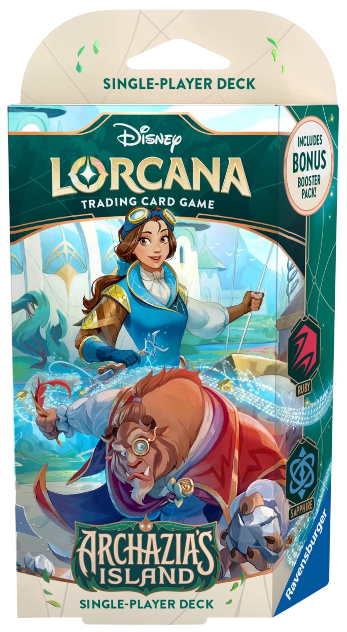 Disney Lorcana TCG: Archazia's Island Starter Deck - Belle & The Beast