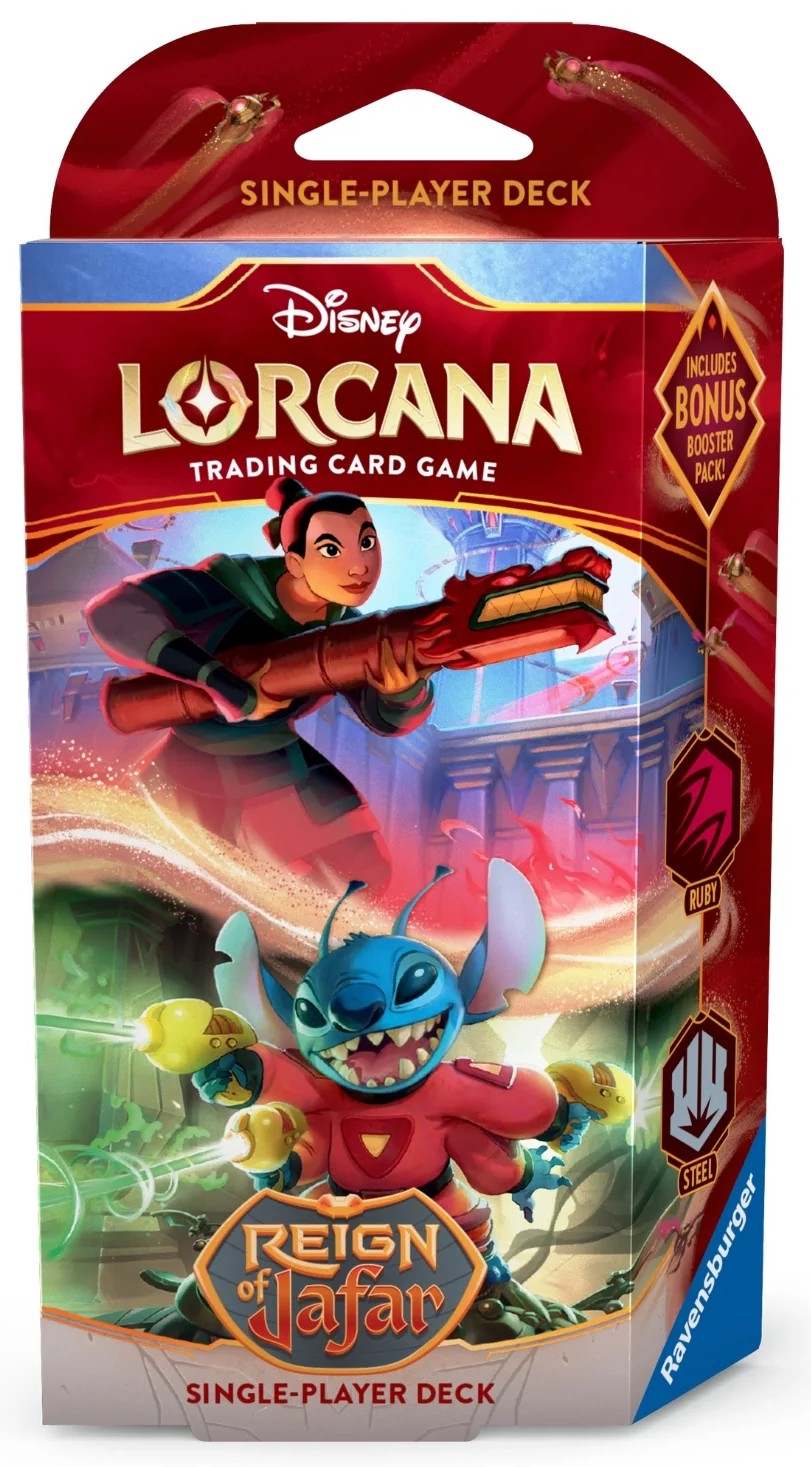 Disney Lorcana TCG: Reign of Jafar Starter Deck - Mulan & Stitch