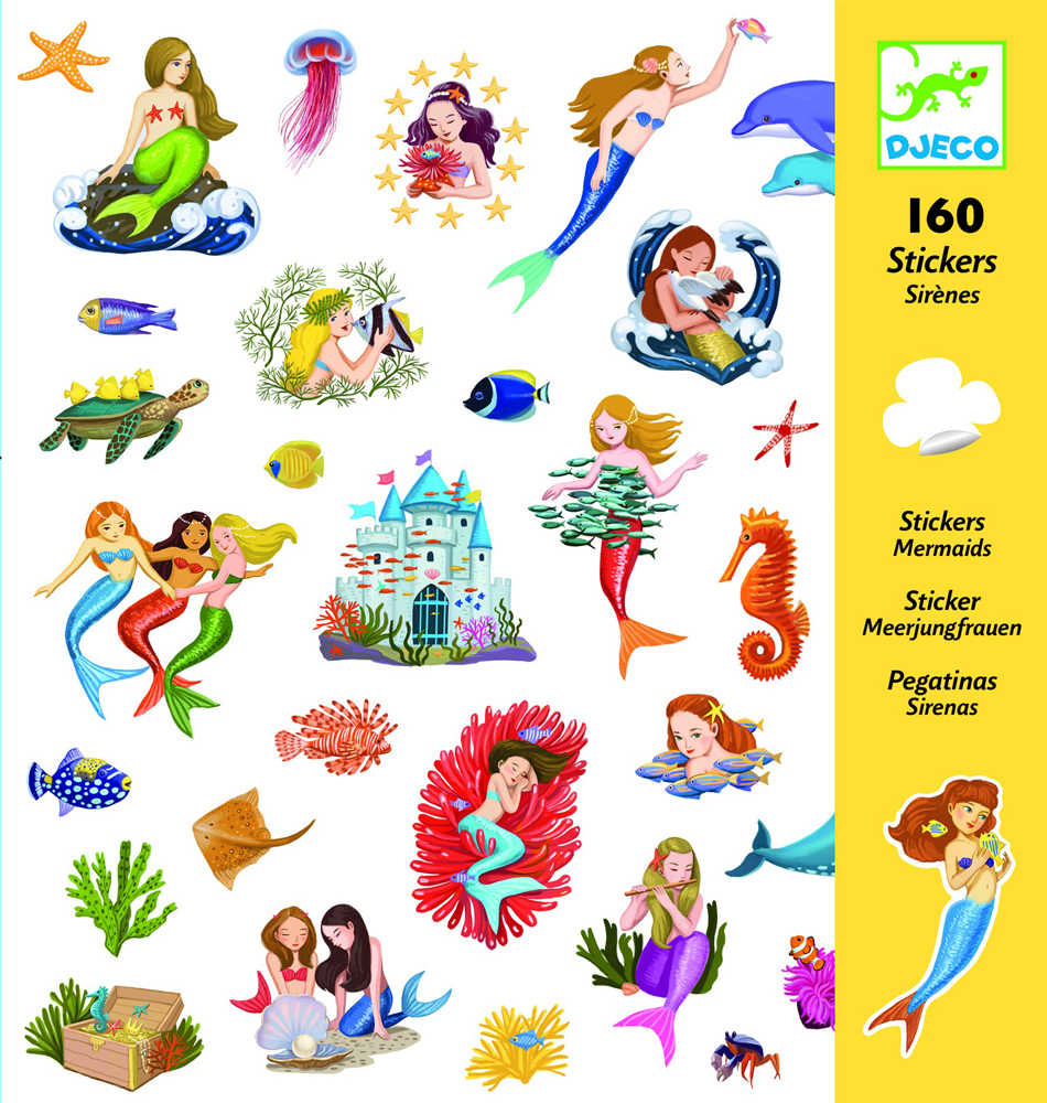 Stickere - Sirene, 160 de bucati