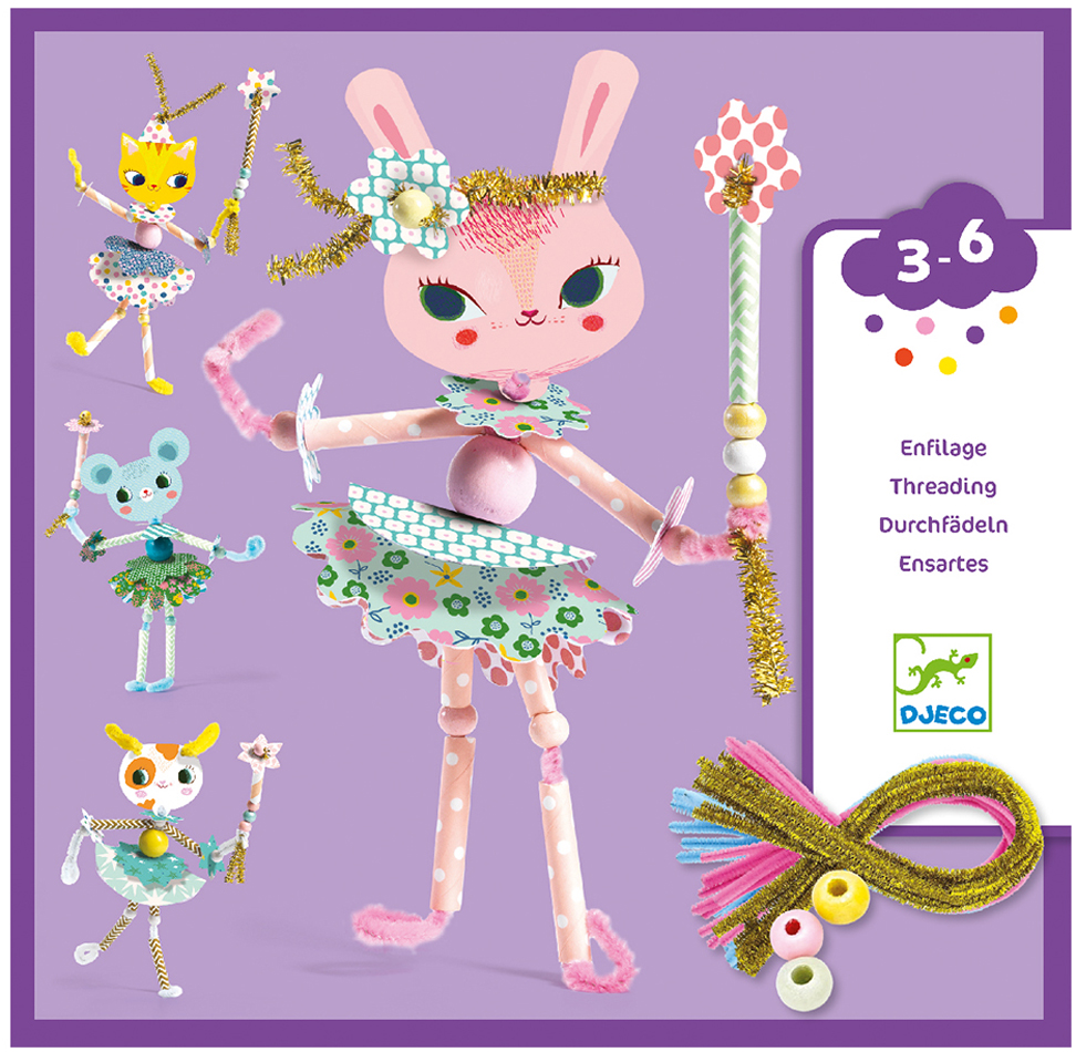 Set creativ Djeco - Faceti animale My Fairies