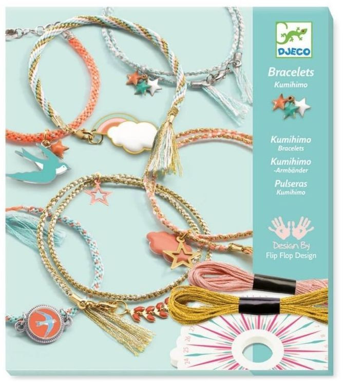 Set creativ Djeco - Fa-ti singura bijuterii, Celeste