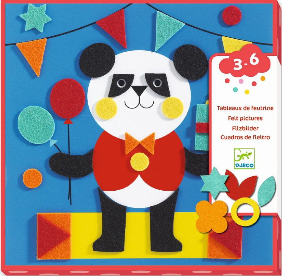 Set creativ Djeco - Colaje Creaturi tandre