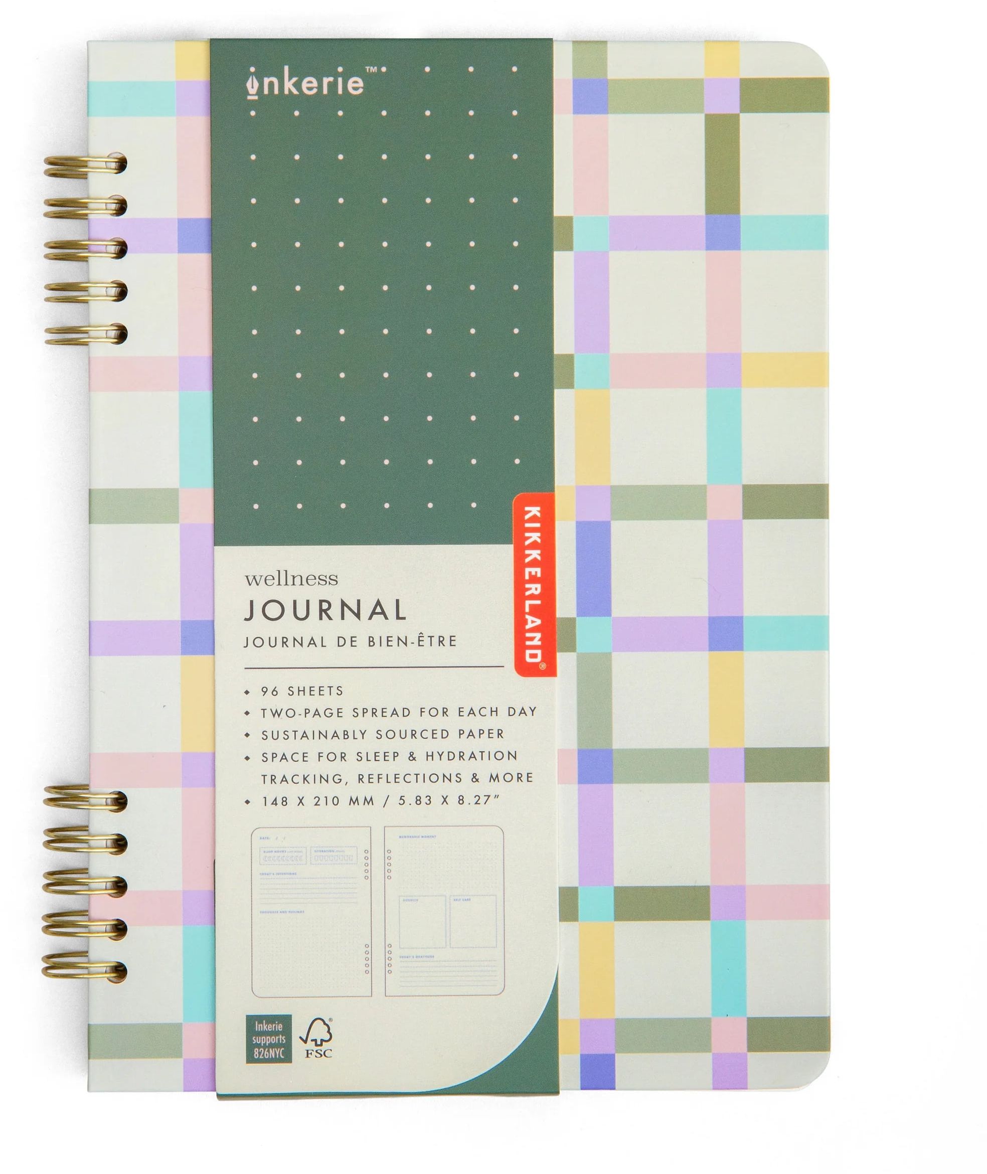 Jurnal Kikkerland Inkerie - Wellness, 192 pag