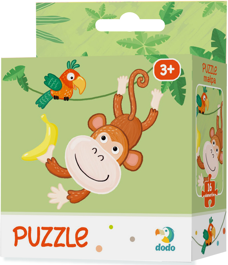 Puzzle pentru copii Dodo 16 piese - Maimutica