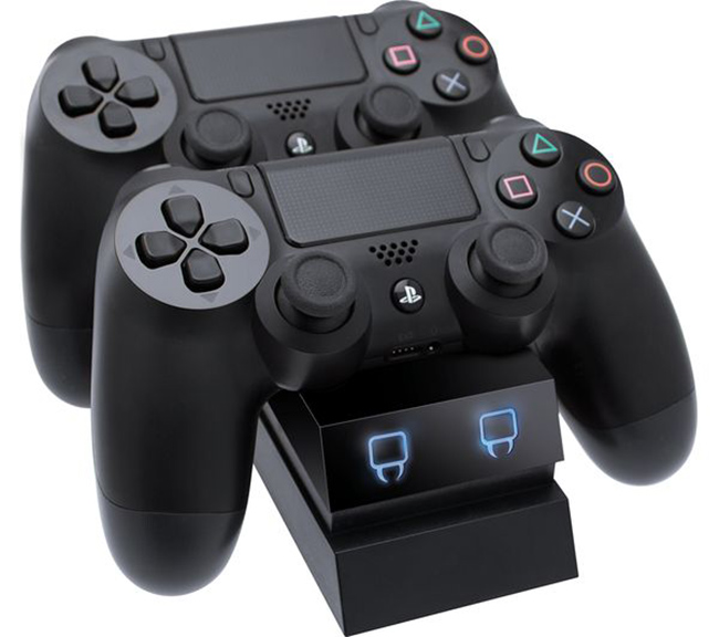 Stație de încărcare de andocare Venom - Dublă, neagră (PS4)