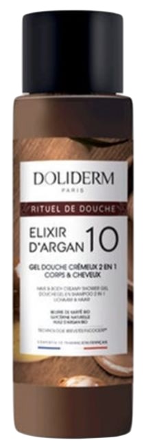 Doliderm Gel de duș 2 în 1 Elixir d'Argan 10, 100 ml