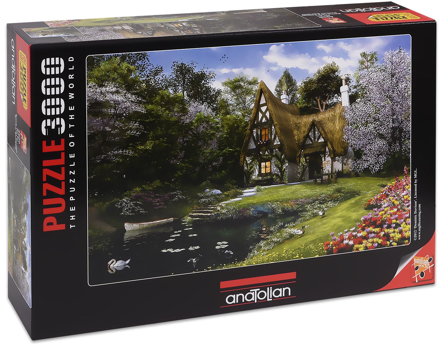 Puzzle Anatolian din 3000 de piese - Casa de langa lac, Dominic Davison