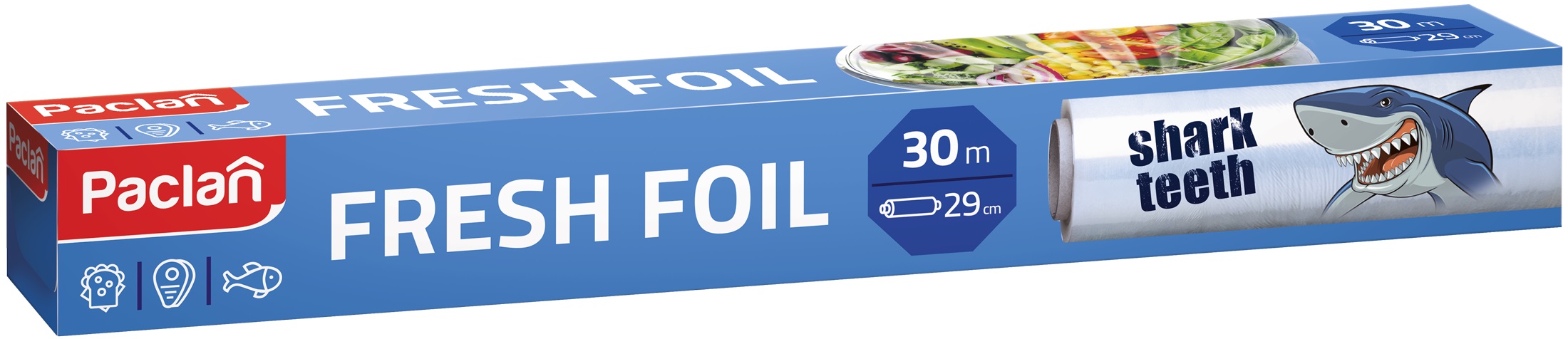 Folie de uz casnic  Paclan - Shark Teeth, 30 m