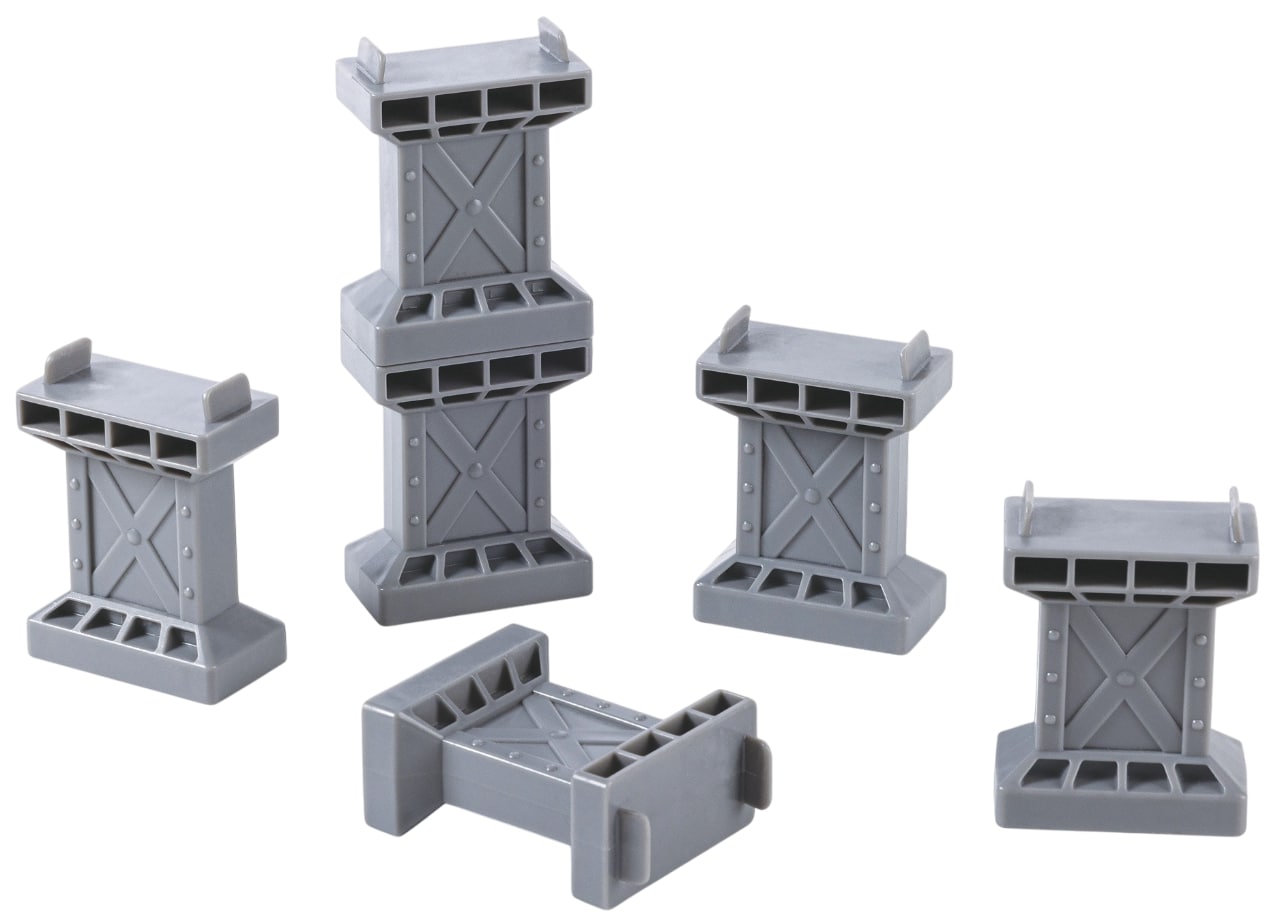 Supliment feroviar Hape International - Suport pod, 6 buc