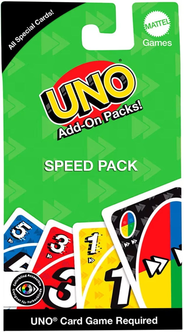 Cărți de joc suplimentare UNO Add-On-Packs: Speed Pack