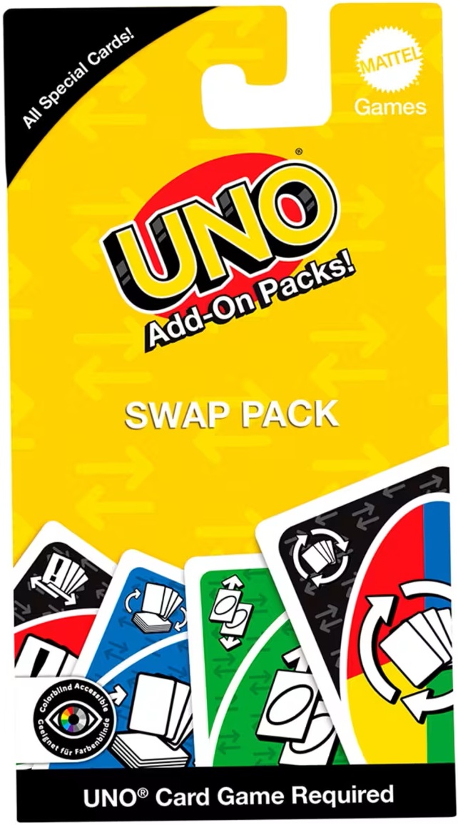 Cărți de joc suplimentare UNO Add-On-Packs: Swap Pack