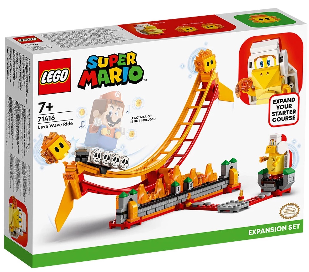Supliment LEGO Super Mario - Val de lavă (71416)