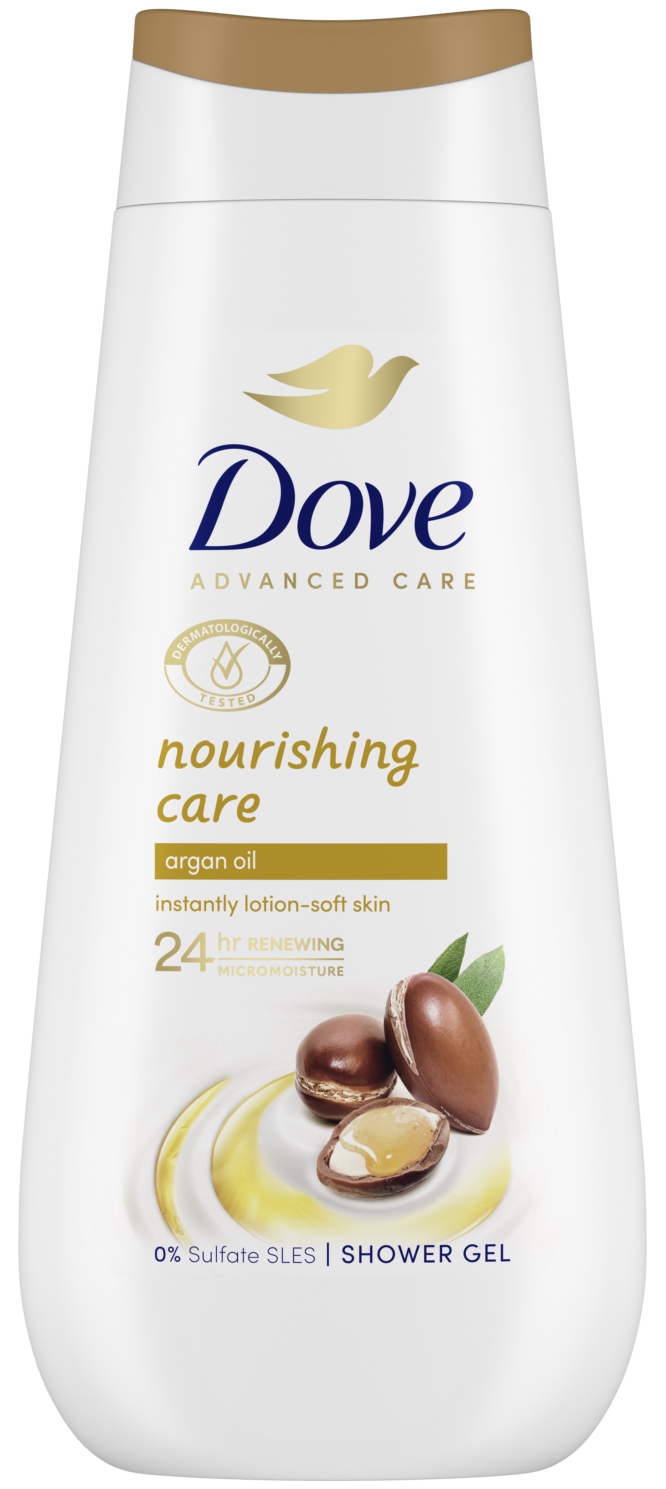 Dove Advanced Care Gel de duș  Nourishing Care, 225 ml
